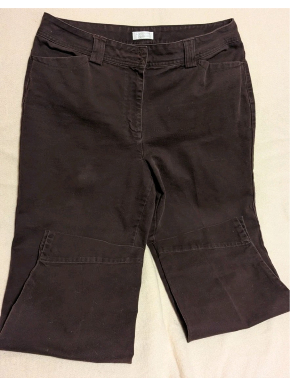 Christopher & Banks Pants Women's Size 14 Brown 068
